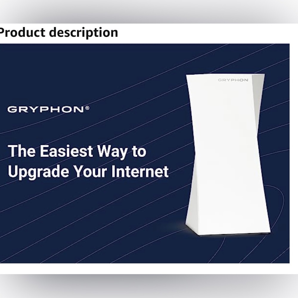 Gryphon Tower Super-Fast Mesh WiFi Router ~ Used~ In Excellent Condition